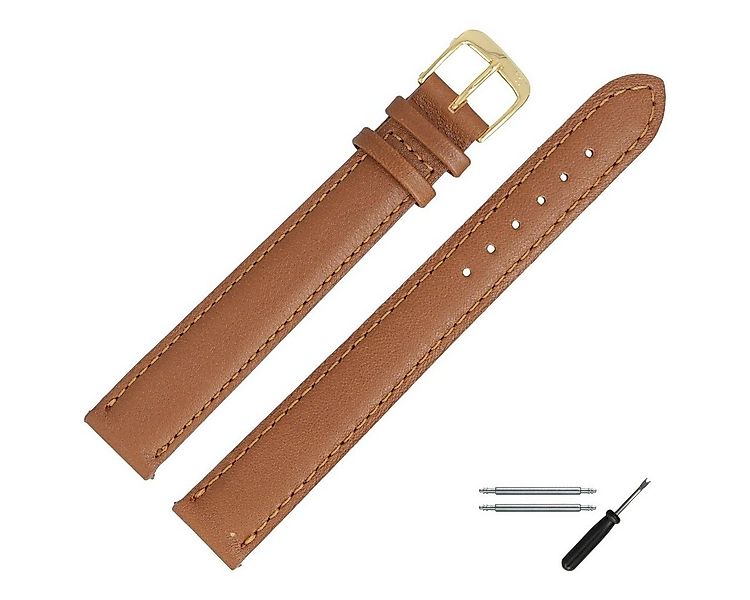 MARBURGER Uhrenarmband 20mm Leder XXL Extra Lang günstig online kaufen