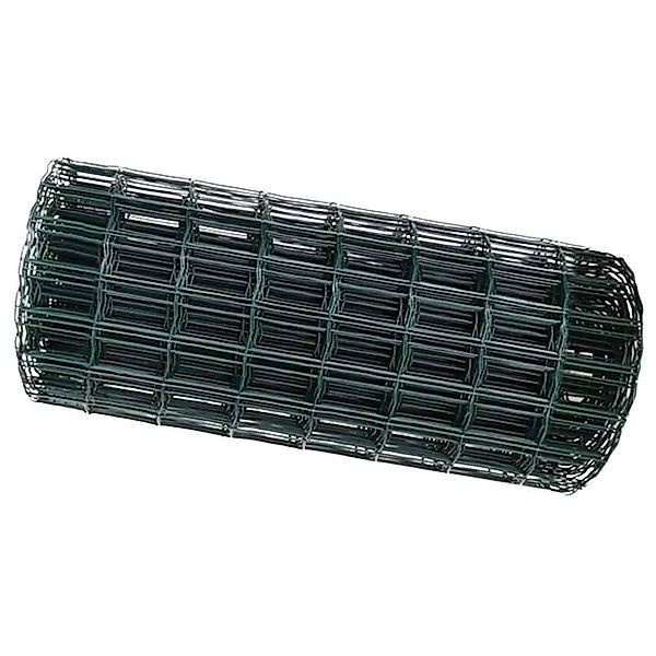 vidaXL Eurozaun Grün 0,6 x 10 m PVC-beschichtetes Eisen 42004339 günstig online kaufen