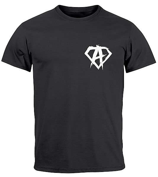 Neverless Print-Shirt Herren T-Shirt Print Aufdruck günstig online kaufen