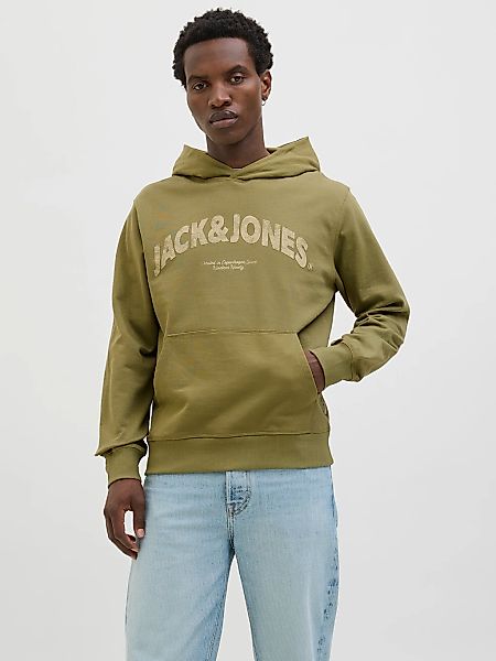Jack & Jones Kapuzensweatshirt "JORALMERIA SWEAT HOOD" mit Logo Print günstig online kaufen