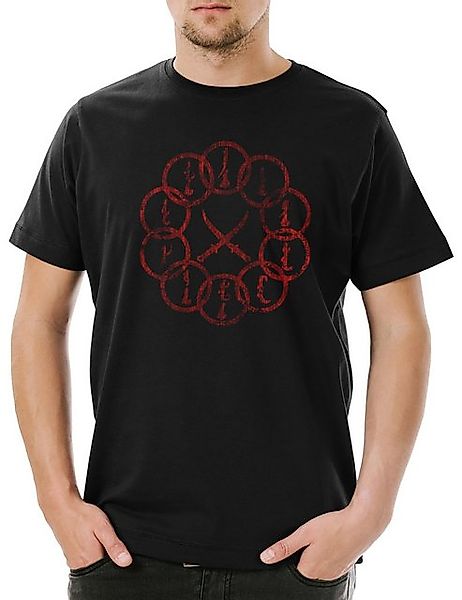 Urban Backwoods Print-Shirt Mandarin Vintage Logo II Herren T-Shirt Iron To günstig online kaufen