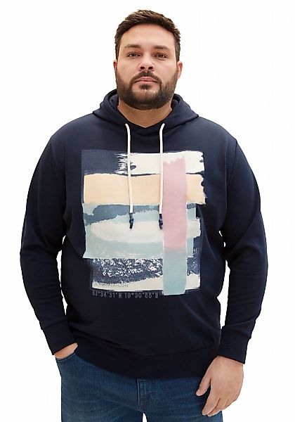 TOM TAILOR PLUS Kapuzensweatshirt, mit großem Print günstig online kaufen