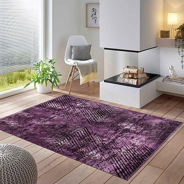 SIMPEX24 Teppich Vintage Design, Rechteckig, Höhe: günstig online kaufen