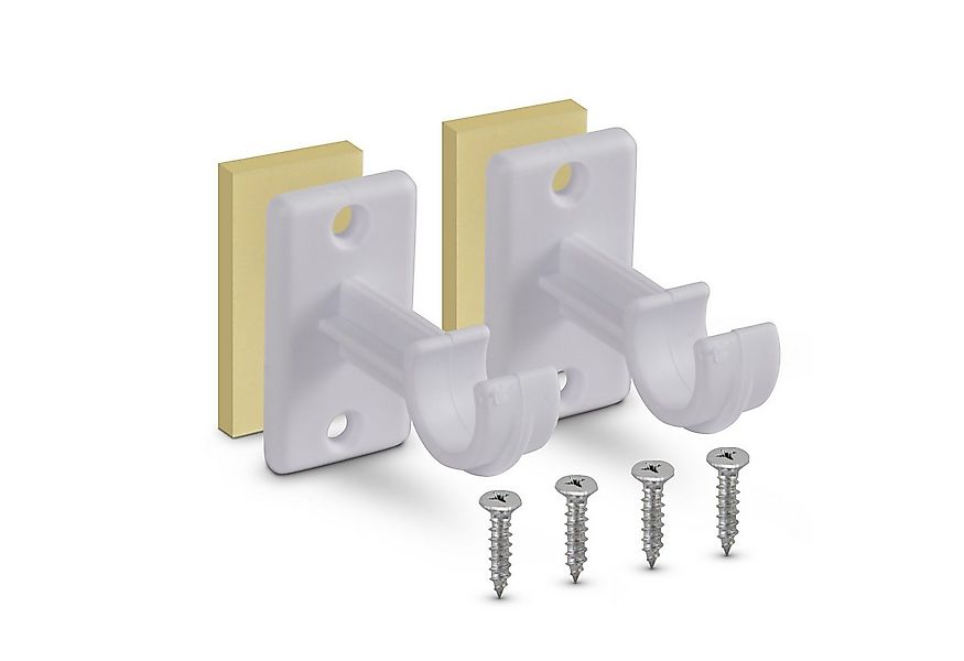 Bestlivings Gardinenstangenhalterungen Ersatzhalter, Cafehausstangen bis Ø1 günstig online kaufen