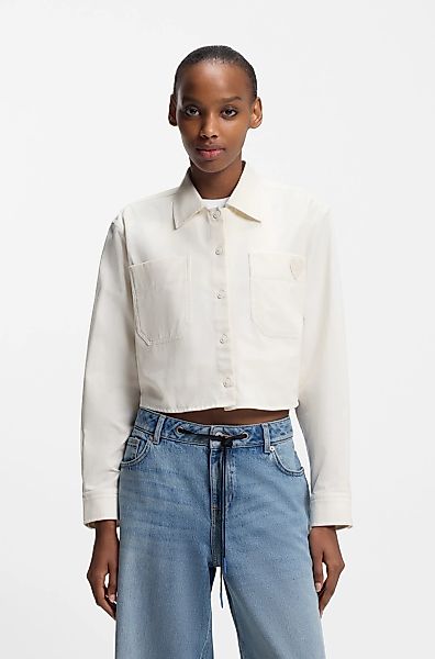 HUGO Blue Hemdbluse "Edia" im Loose Fit günstig online kaufen