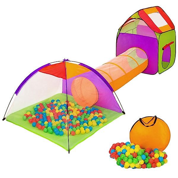 tectake Spielzelt Kinderzelt mit Tunnel, 200 günstig online kaufen