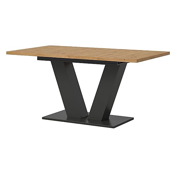 Inn.Furn Esstisch Eiche Grau 150 - 190 cm Ausziehbar Home-X günstig online kaufen