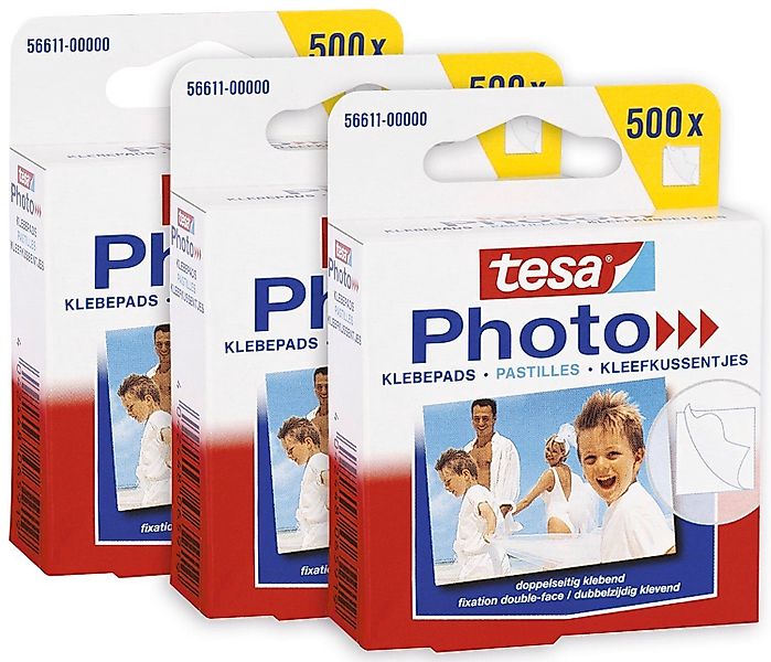 tesa Klebeband Photo Klebepads (Spar-Set, 3-St) günstig online kaufen