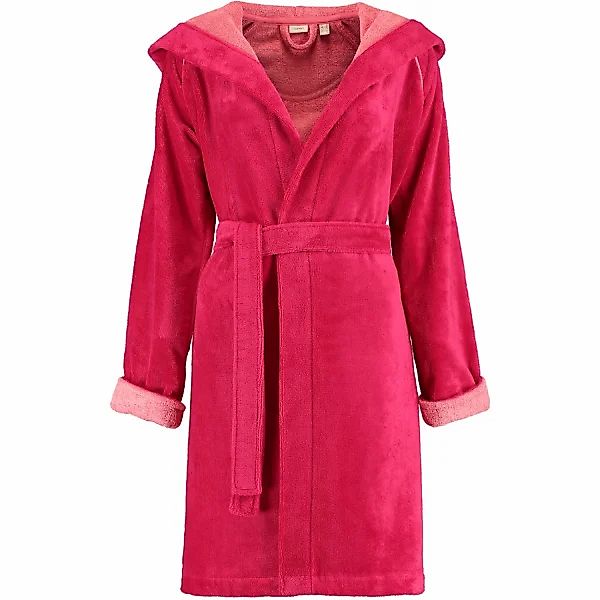 Esprit Damen Bademantel Cosy Kapuze - Farbe: raspberry - 001 - XL günstig online kaufen