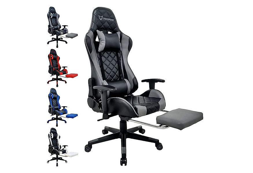 Seven Comfort Gaming-Stuhl Gaming Stuhl mit Fußstütze (Professioneller Gami günstig online kaufen