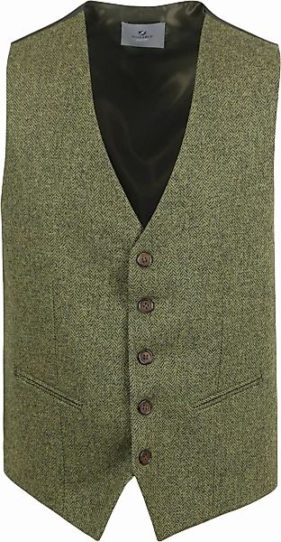 Suitable Weste Tweed Grün - Größe 48 günstig online kaufen