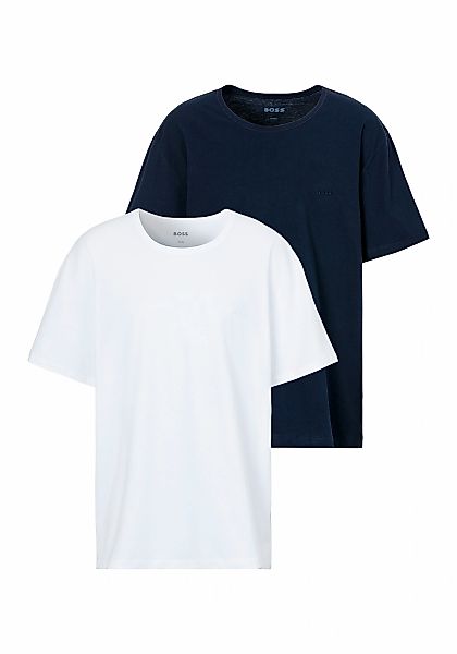 BOSS Rundhalsshirt "B-TShirtRN 2P Comfor" Packung, 2er-Pack, 2 Stk. mit ton günstig online kaufen