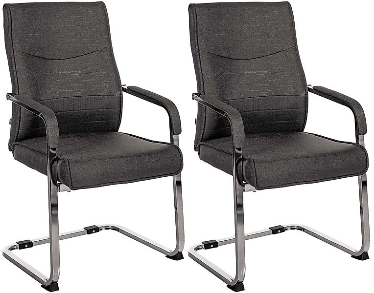 CLP Besucherstuhl Hobart (2er Set), Kunstleder günstig online kaufen