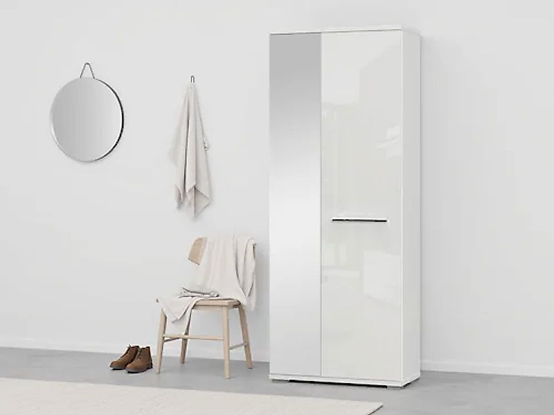 PLACES OF STYLE Garderobenschrank »Piano« UV lackiert, hochglänzend, Soft-C günstig online kaufen
