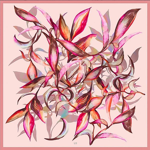 MayTree Seidentuch Premium Twill-Seide quadratisch 86x86, Paradiesvogel ros günstig online kaufen