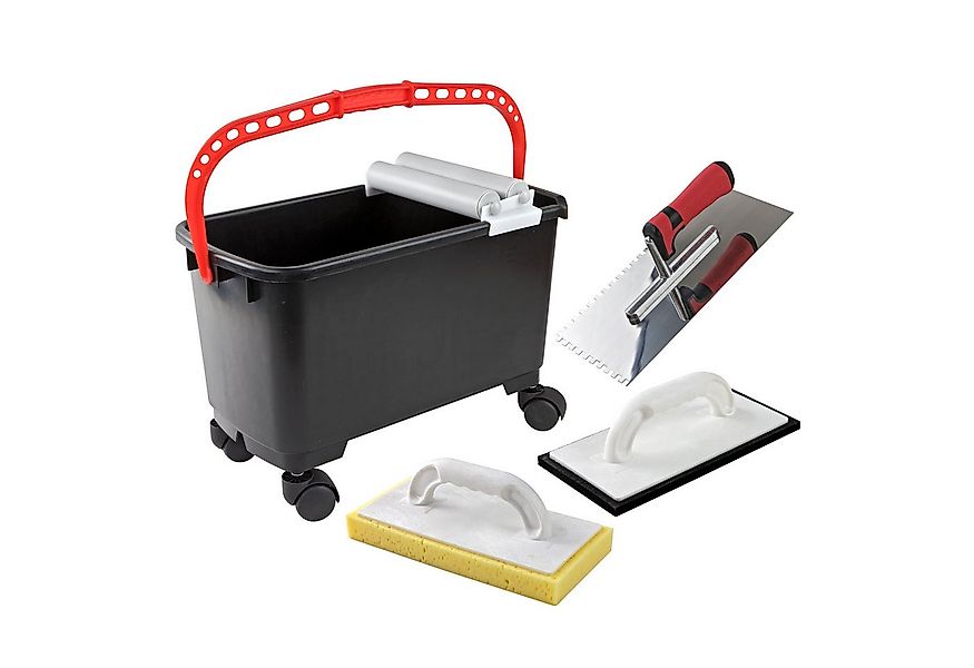 DEMA Fliesenschneider Fliesenwaschset 4tlg.mit Rollen MOP günstig online kaufen