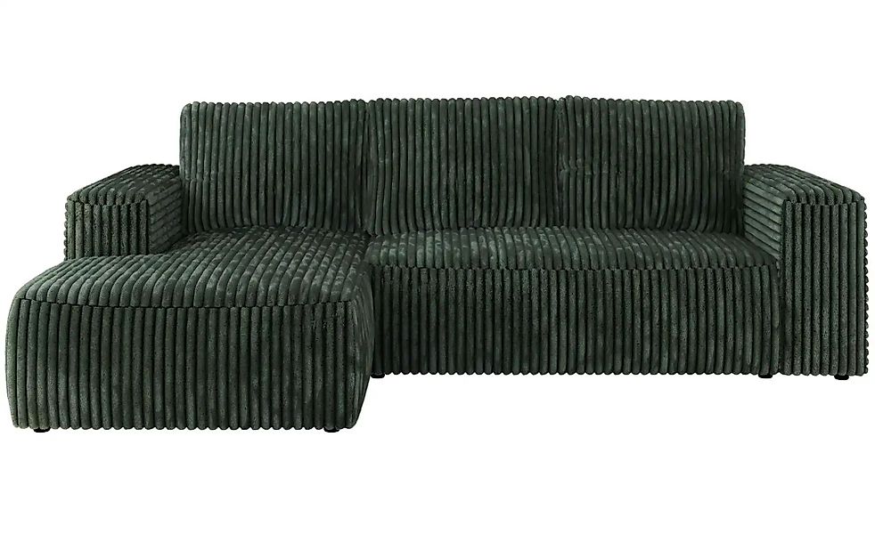 Ecksofa Beige mit Schlaffunktion Trentino ¦ grün ¦ Maße (cm): B: 266 H: 89 günstig online kaufen