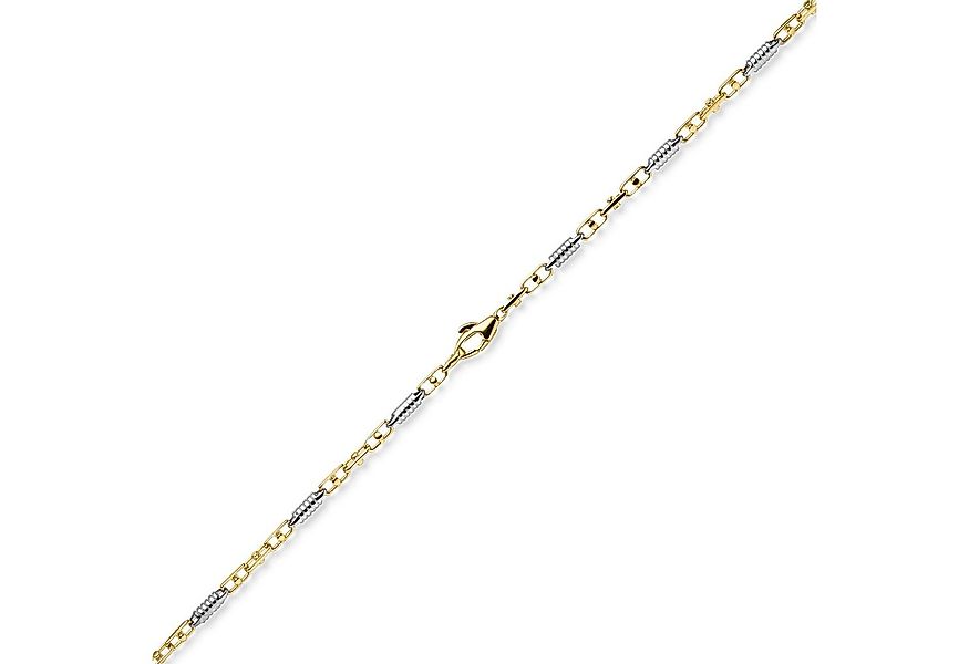 Schmuck Krone Goldarmband 2,5mm Monte Carlo Armband aus 585 Gold bicolor 19 günstig online kaufen