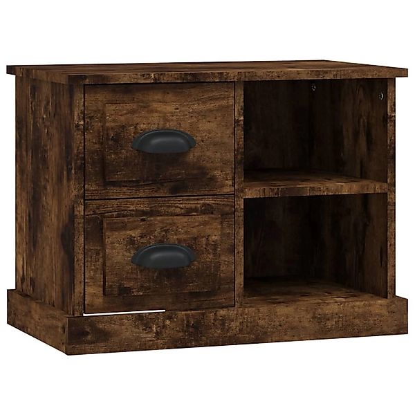 vidaXL Nachttisch Nachttisch Räuchereiche 60x35,5x45 cm günstig online kaufen