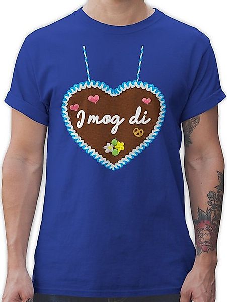 Shirtracer T-Shirt I mog di - Lebkuchenherz - Gänseblümchen Butterblume Her günstig online kaufen