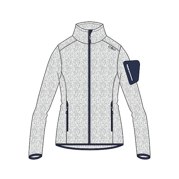 CMP Fleecejacke CMP Damen Jacke Knitted Melange Fleece Jacket 3H14746 günstig online kaufen