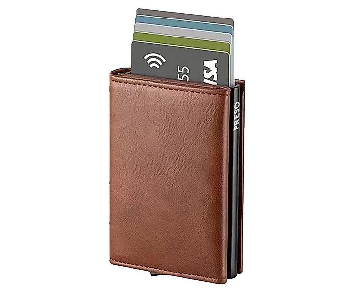 PRESO BAG Geldbörse Herren Geldbörse Echt Leder, Geldbeutel, Kreditkartenet günstig online kaufen