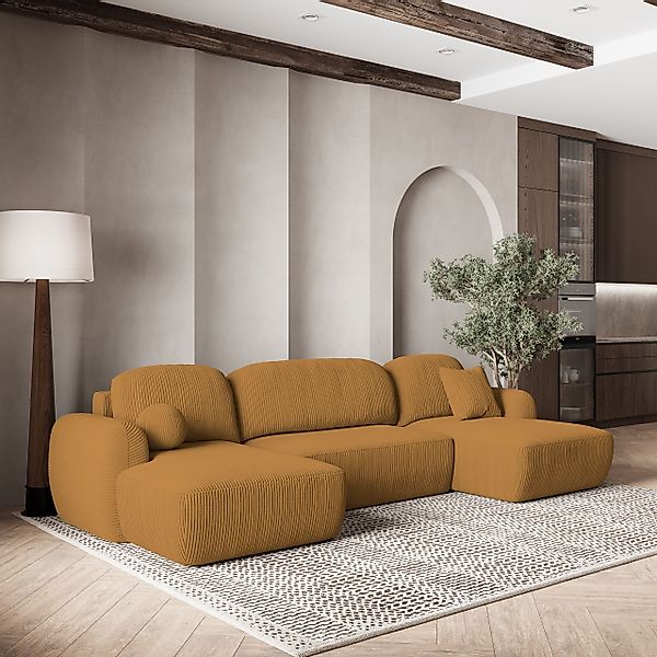 Masseno Ecksofa SAVONA mit Schlaffunktion U-Form, günstig online kaufen