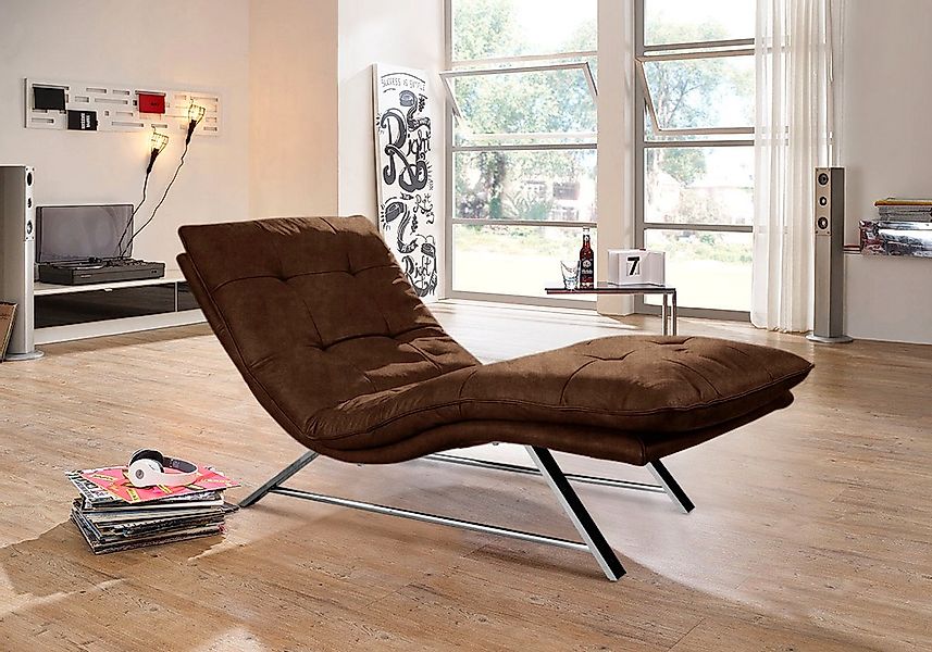 W.SCHILLIG Relaxliege »daily dreams« in Waffelkissen-Optik, wahlweise mit M günstig online kaufen