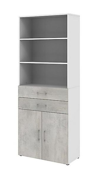 möbelando Aktenschrank 859 home.office by rb 80 x 212,5 x 34,4 cm (B/H/T) günstig online kaufen