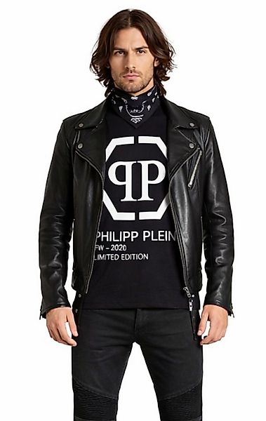 PHILIPP PLEIN T-Shirt Gold Cut T-Shirt Limited Edition Logo Shirt Rundhals günstig online kaufen