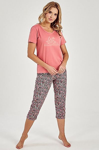 Mademoiselle Sommeil Capri-Pyjama mit Motivdruck (2 tlg., 1 Stück) und bebl günstig online kaufen