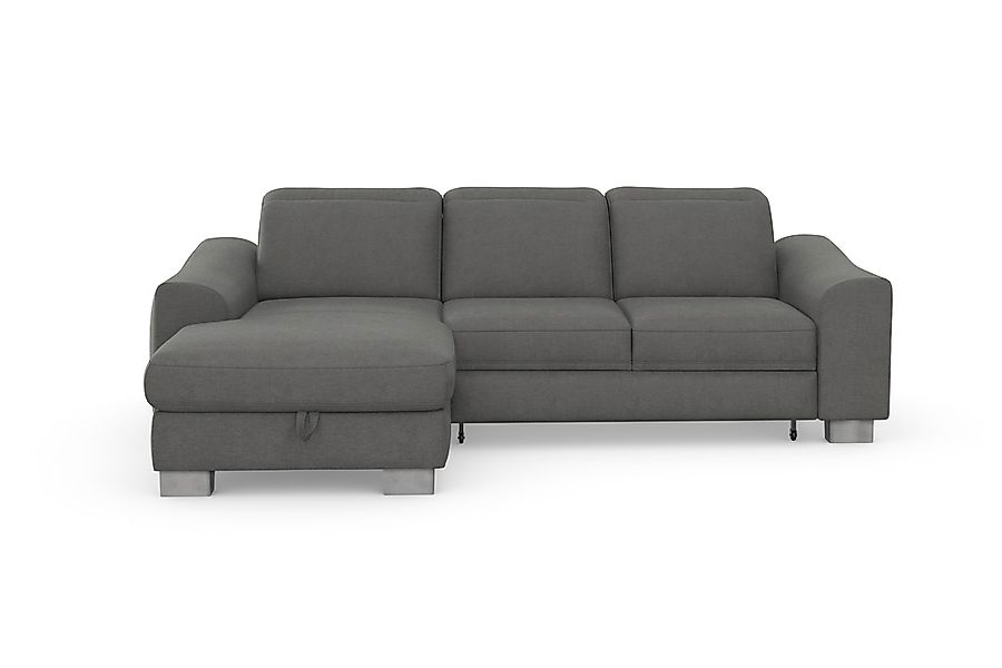 sit&more Ecksofa »Dundee L-Form«, mit Federkern und Edelstahlfüßen, wahlwei günstig online kaufen