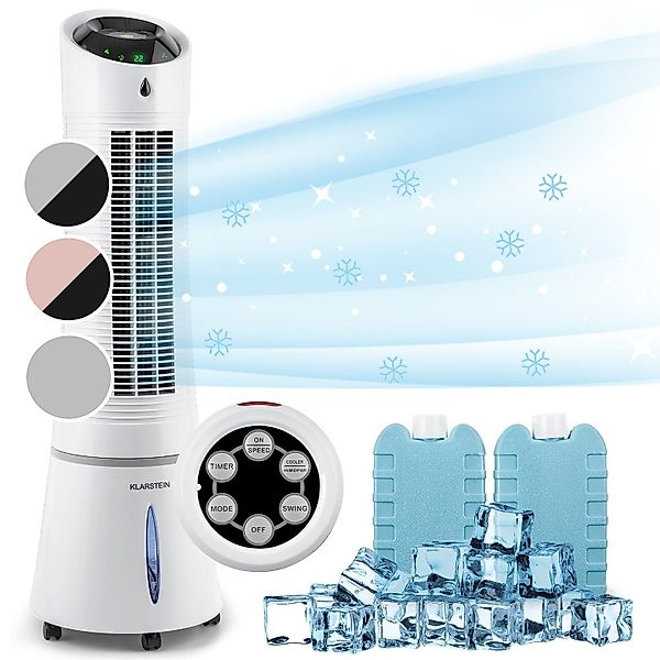 Klarstein Ventilatorkombigerät Skyscraper Ice 4-in-1 Luftkühler, günstig online kaufen