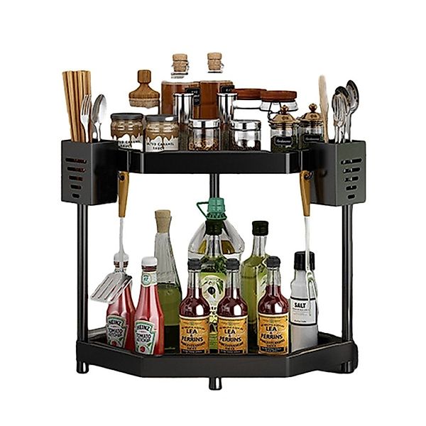 NUODWELL Gewürzregal Kücheregal Ecke Stehgestell,2/3/4 etage günstig online kaufen