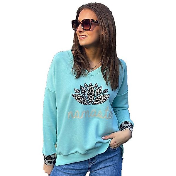 Miss Goodlife Sweater Miss Goodlife Sweatshirt MG11454, Namaste, Leo günstig online kaufen