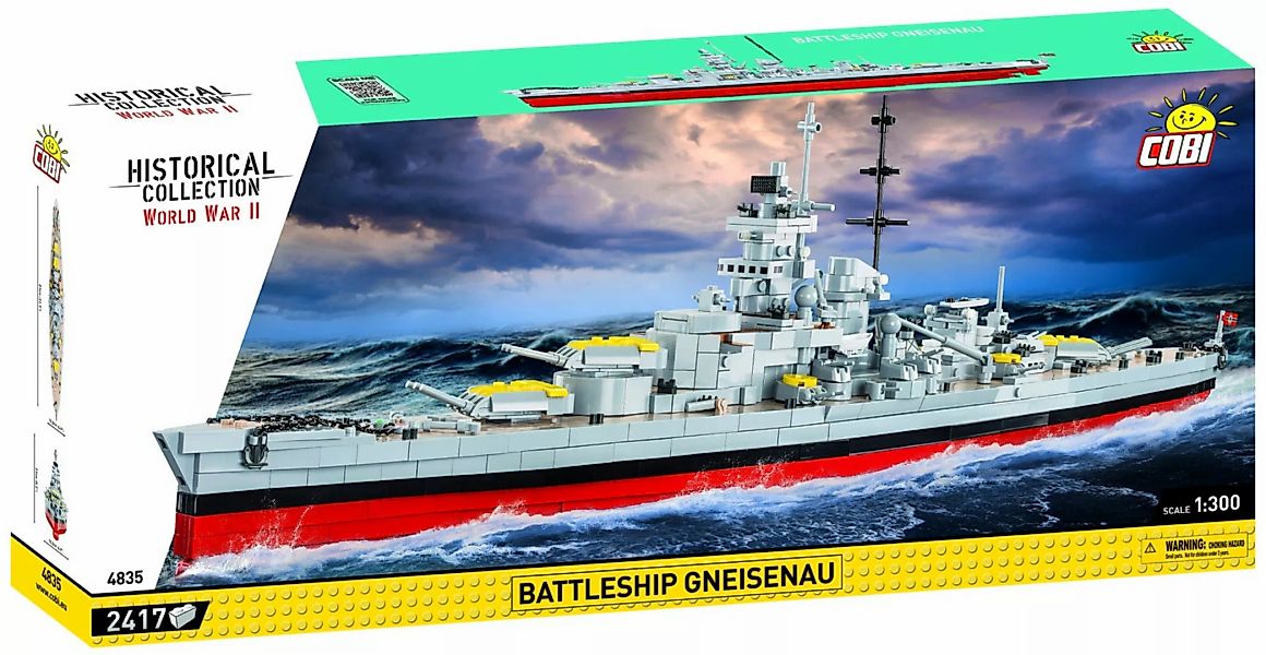 COBI COBI Battleship Gneisenau, Konstruktionsspielzeug, Spielbausteine günstig online kaufen
