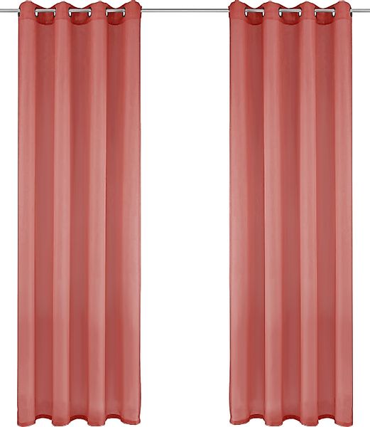 my home Gardine "XANA mit Ösen, Kräuselband oder Schlaufen" Kräuselband 1 S günstig online kaufen