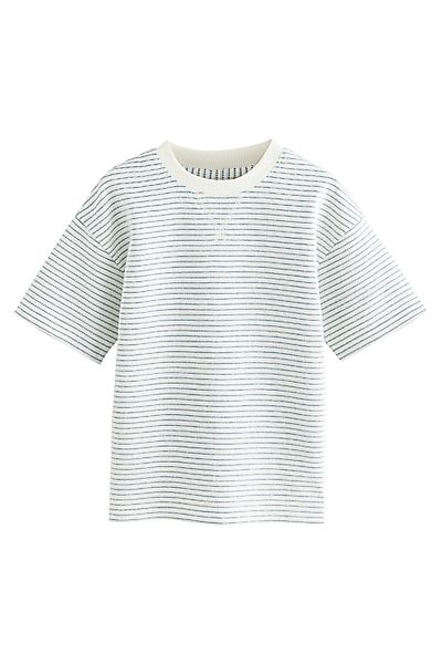 Next T-Shirt Strukturiertes T-Shirt aus 100 % günstig online kaufen