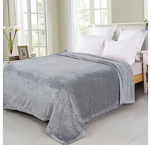 Wolldecke / 150x200cm / Kuscheldecke / Schlafdecke / Uni, Brilliant, Kusche günstig online kaufen
