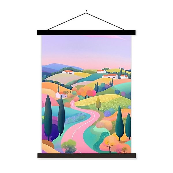 MuchoWow Poster Landschaft - Lila - günstig online kaufen