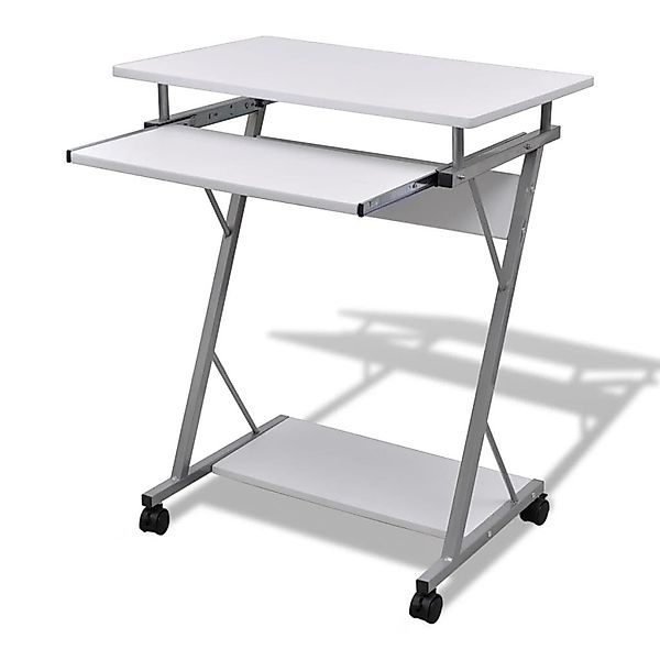 vidaXL Schreibtisch Computertisch Computerwagen PC Tisch günstig online kaufen