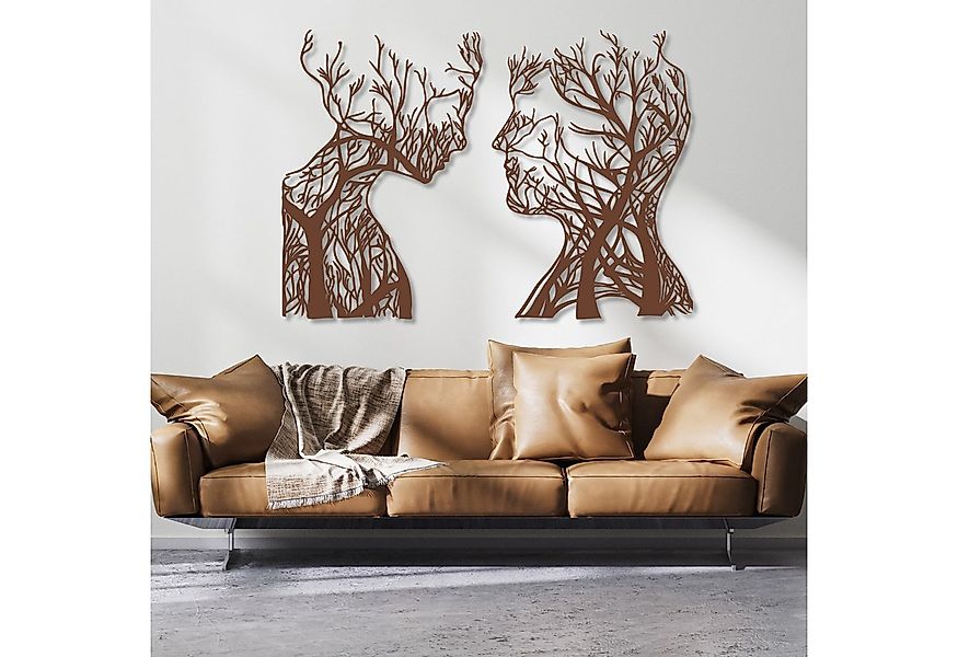 EYOKA Wanddekoobjekt 3D Wandbild aus Holz Wanddeko Moderne Holzkunst 6mm st günstig online kaufen