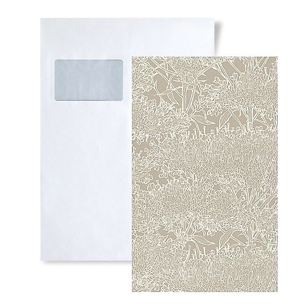 PROFHOME 1 MUSTERSTÜCK S-369724-GU DIN A4 MUSTER der Floral Tapete günstig online kaufen