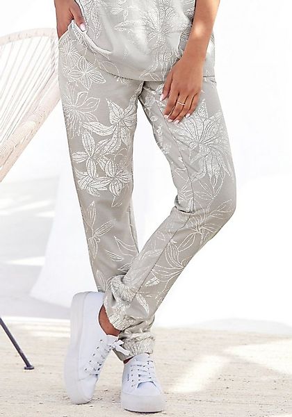LASCANA Loungehose mit floralem Alloverdruck, Loungewear günstig online kaufen