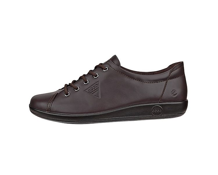 Ecco Soft 2.0 Tie (leichte und flexible Sohle) dunkelbraun Damen Sneaker günstig online kaufen