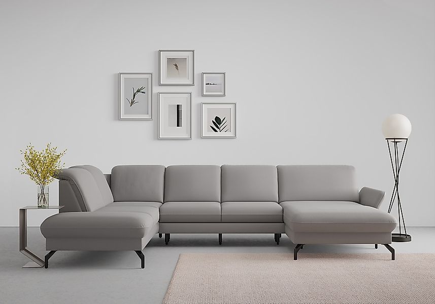sit&more Wohnlandschaft "Fashion U-Form" wahlweise mit Kopfteilverstellung, günstig online kaufen