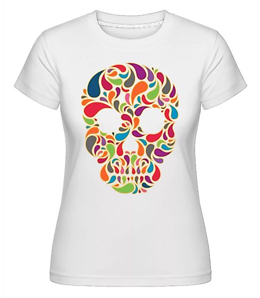 Colorful Skull · Shirtinator Frauen T-Shirt günstig online kaufen