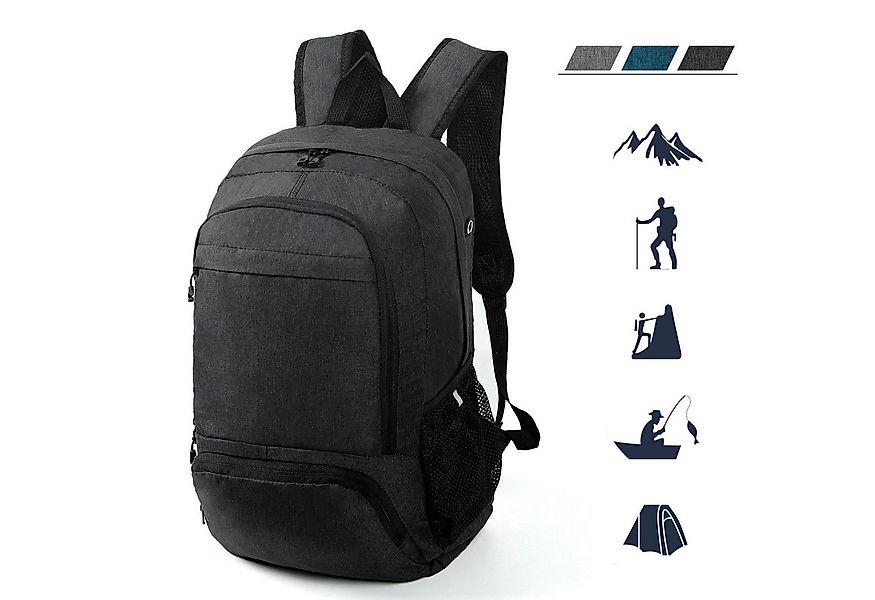 TAN.TOMI Wanderrucksack 23L Rucksack Leicht Faltbarer Reiserucksack Seitent günstig online kaufen