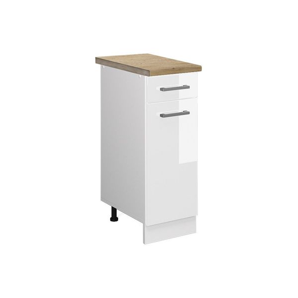 Vicco Unterschrank R-Line, Weiß Hochglanz/Weiß, 30 günstig online kaufen