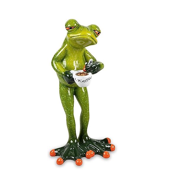 formano Dekofigur Formano Frosch mit Kaffeetasse günstig online kaufen